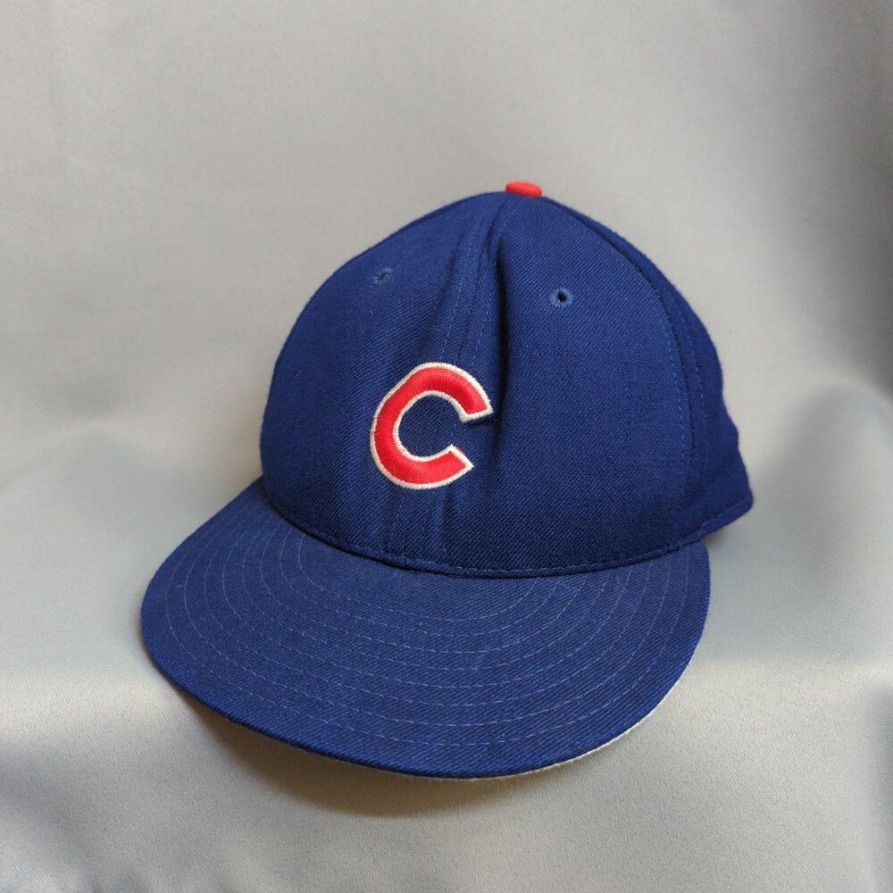 Vintage 90s New‎ Era Chicago Cubs Hat 7-1/8 Pro Model 5950 Wool Diamond